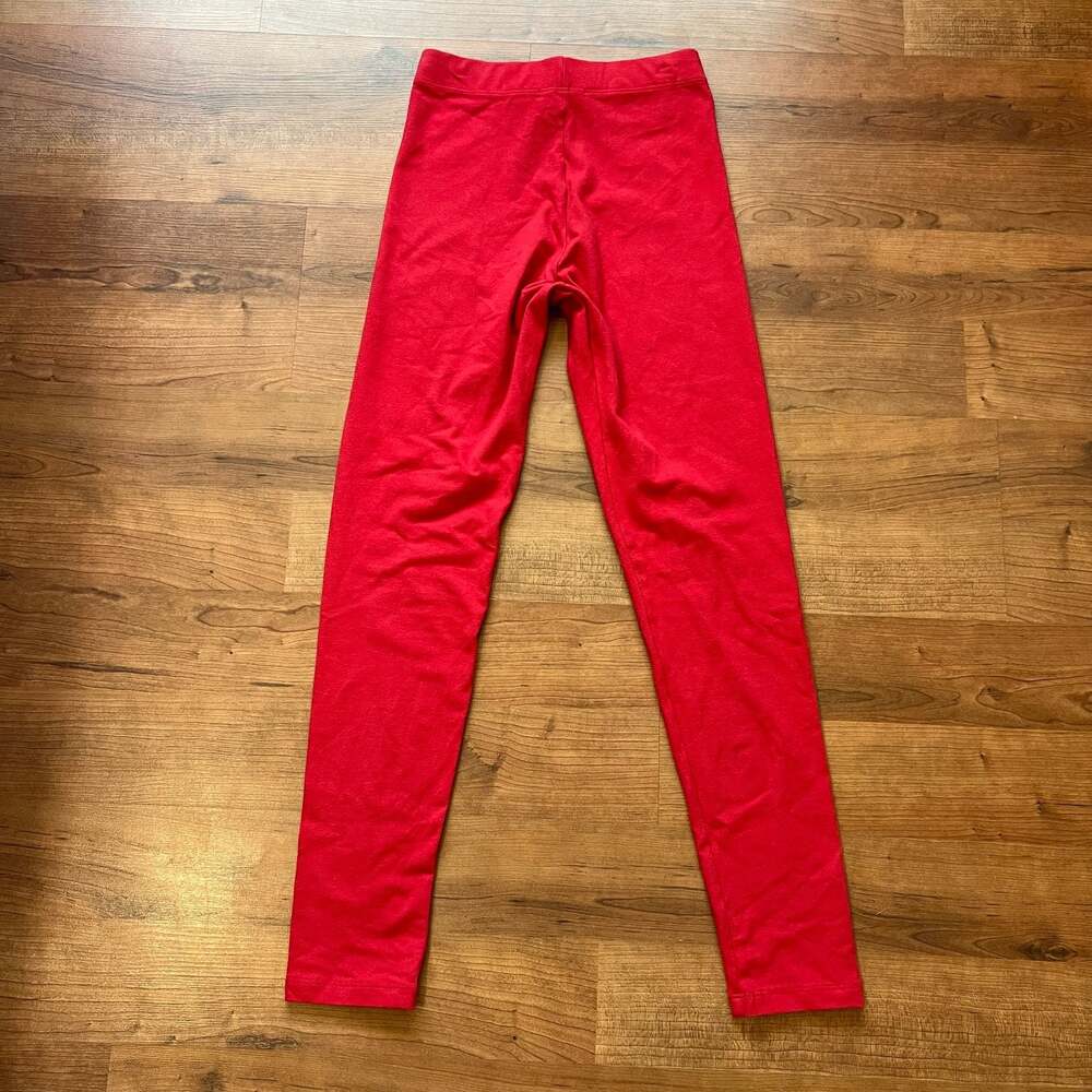 Gil Rodriguez Benton Leggings Red Cotton Size Small